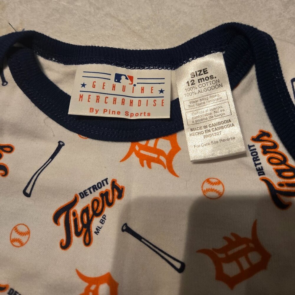 Infant pajamas detroit tigers - Picture 1 of 3